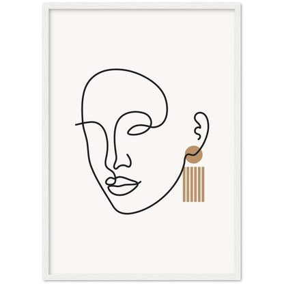 Minimalist Art Face - The Trendy Art
