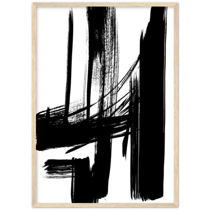 Minimalist Black And White Abstract Art - The Trendy Art