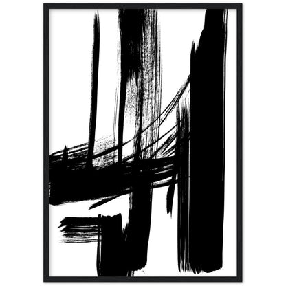 Minimalist Black And White Abstract Art - The Trendy Art