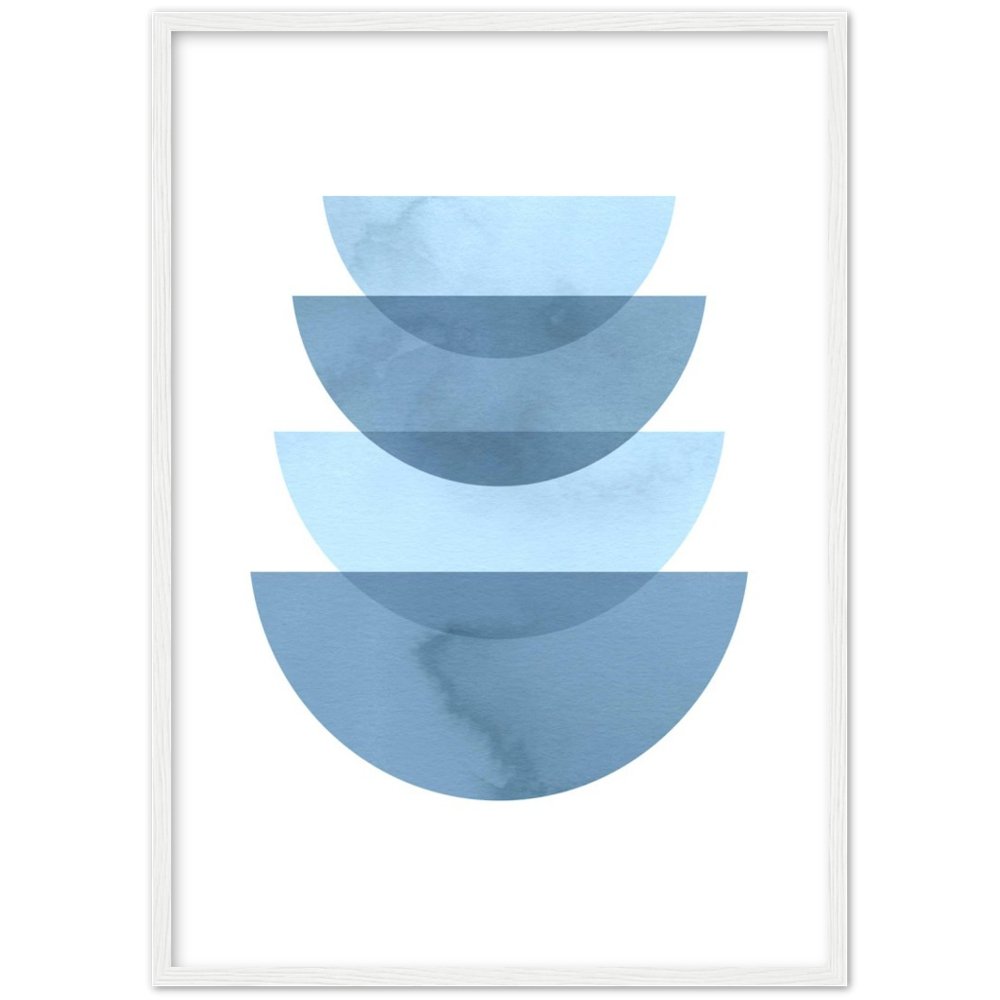Minimalist Blue Wall Art - The Trendy Art