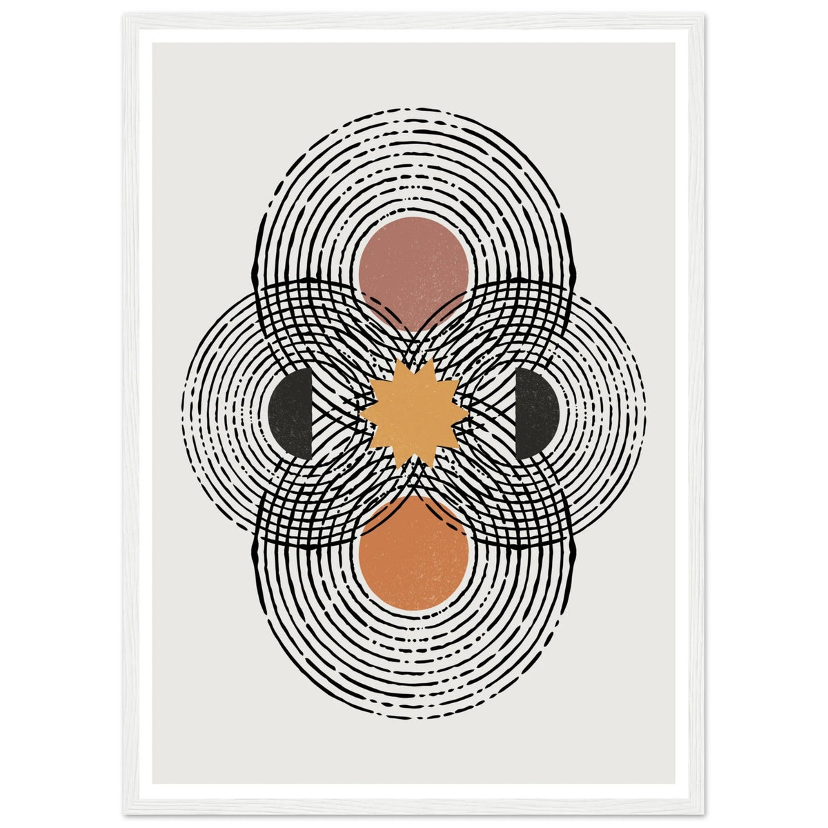 Minimalist Circles Wall Art - The Trendy Art