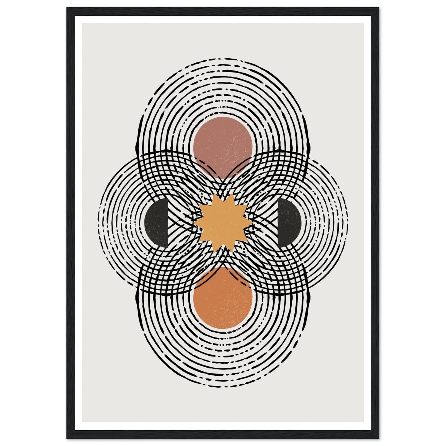 Minimalist Circles Wall Art - The Trendy Art