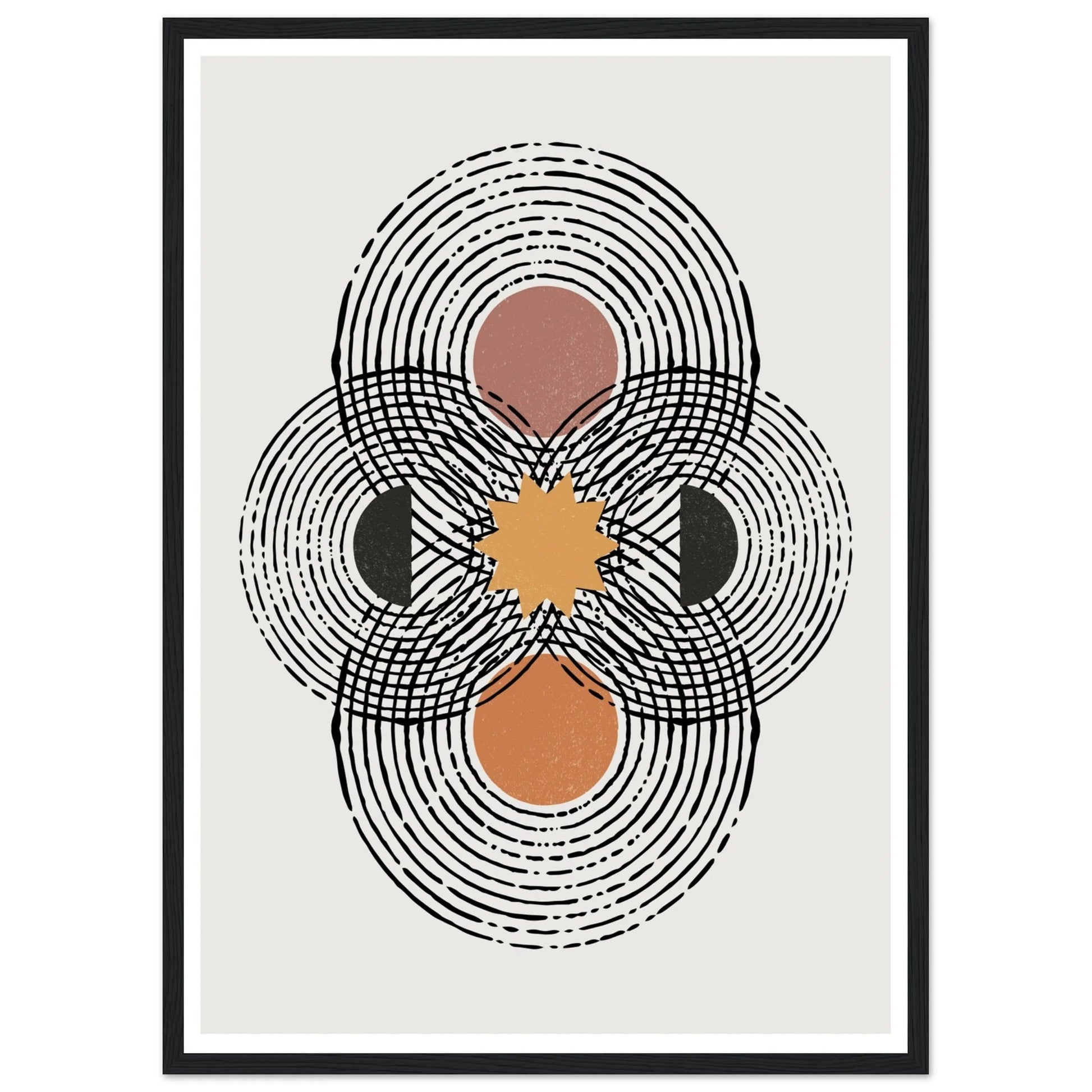Minimalist Circles Wall Art - The Trendy Art