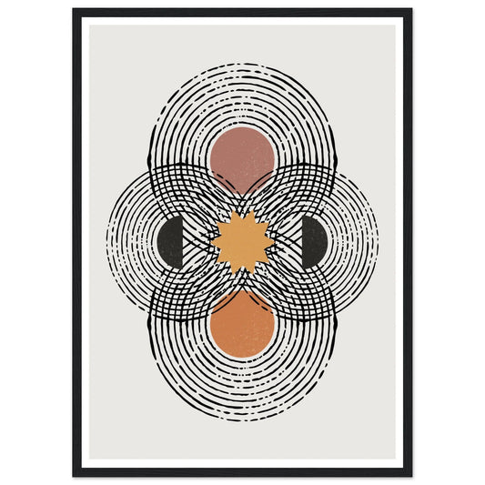 Minimalist Circles Wall Art - The Trendy Art