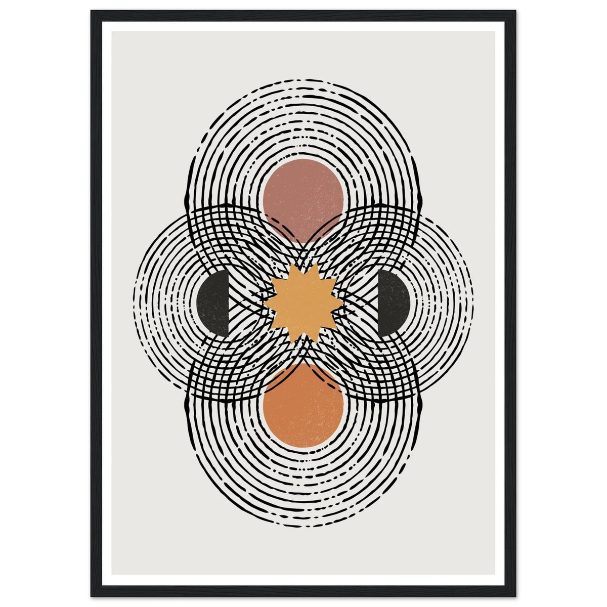 Minimalist Circles Wall Art - The Trendy Art