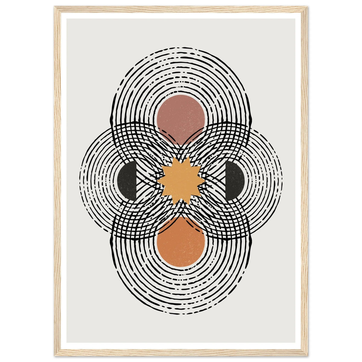 Minimalist Circles Wall Art - The Trendy Art