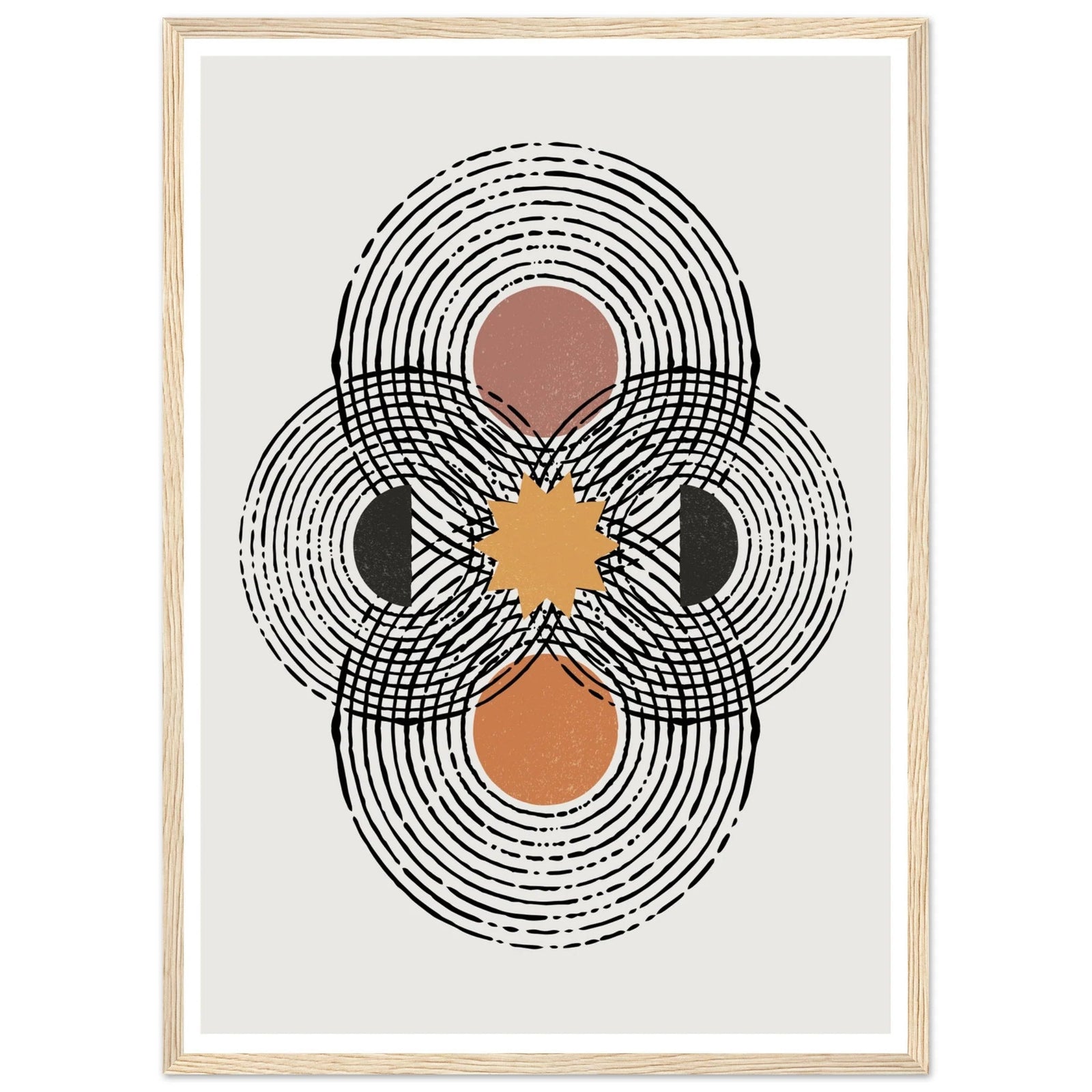 Minimalist Circles Wall Art - The Trendy Art