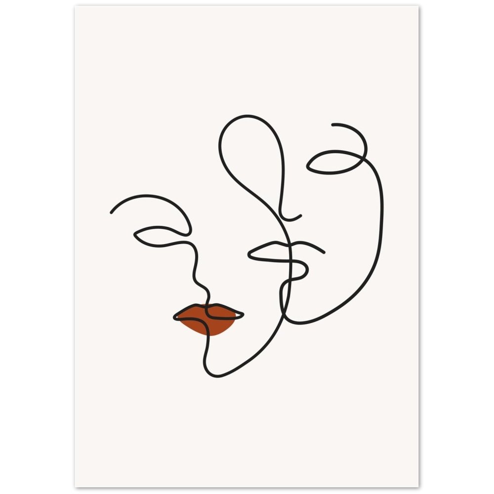 Minimalist Drawing Wall Art - The Trendy Art