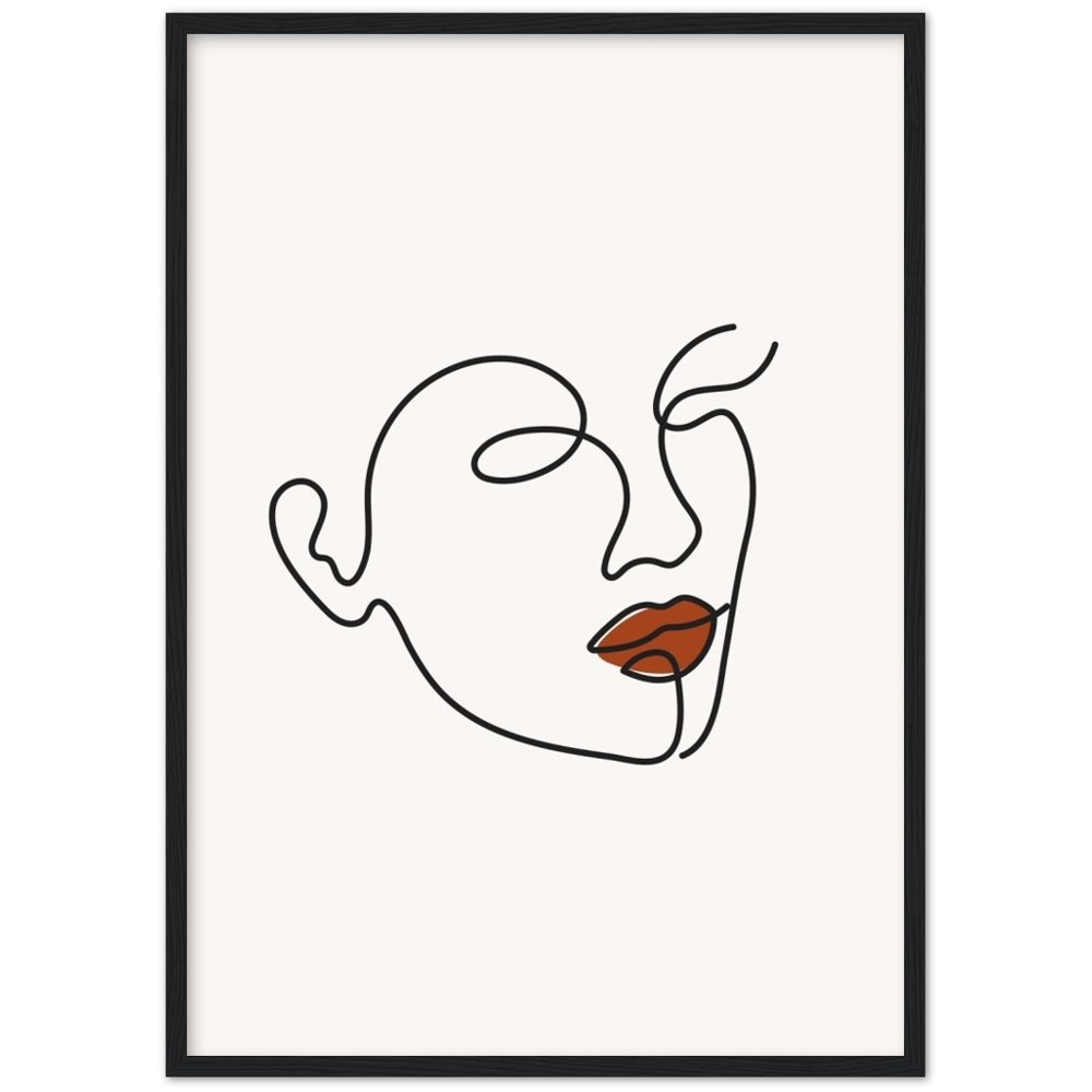 Minimalist Face Art - The Trendy Art