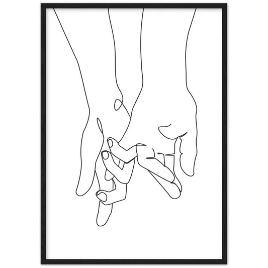 Minimalist Line Art Love - The Trendy Art