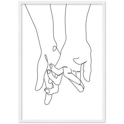 Minimalist Line Art Love - The Trendy Art