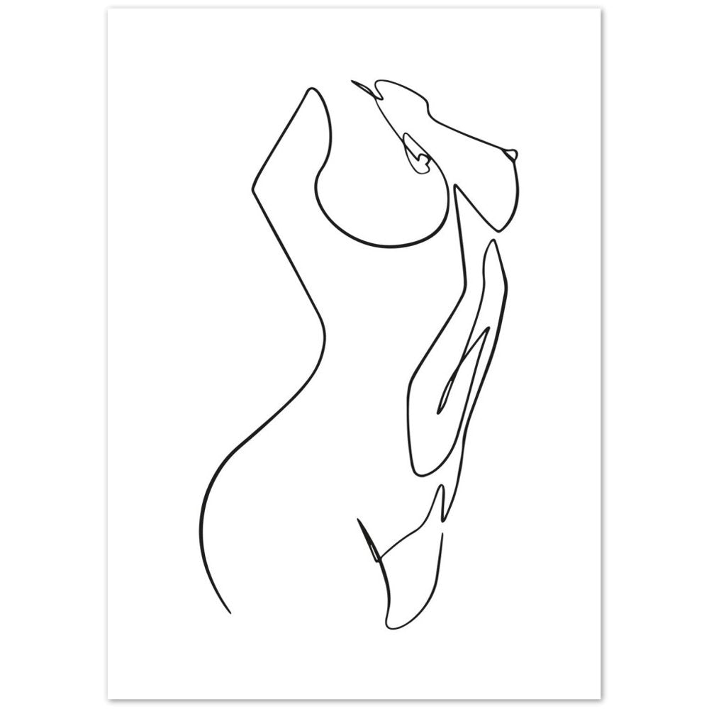Minimalist Nude Art - The Trendy Art
