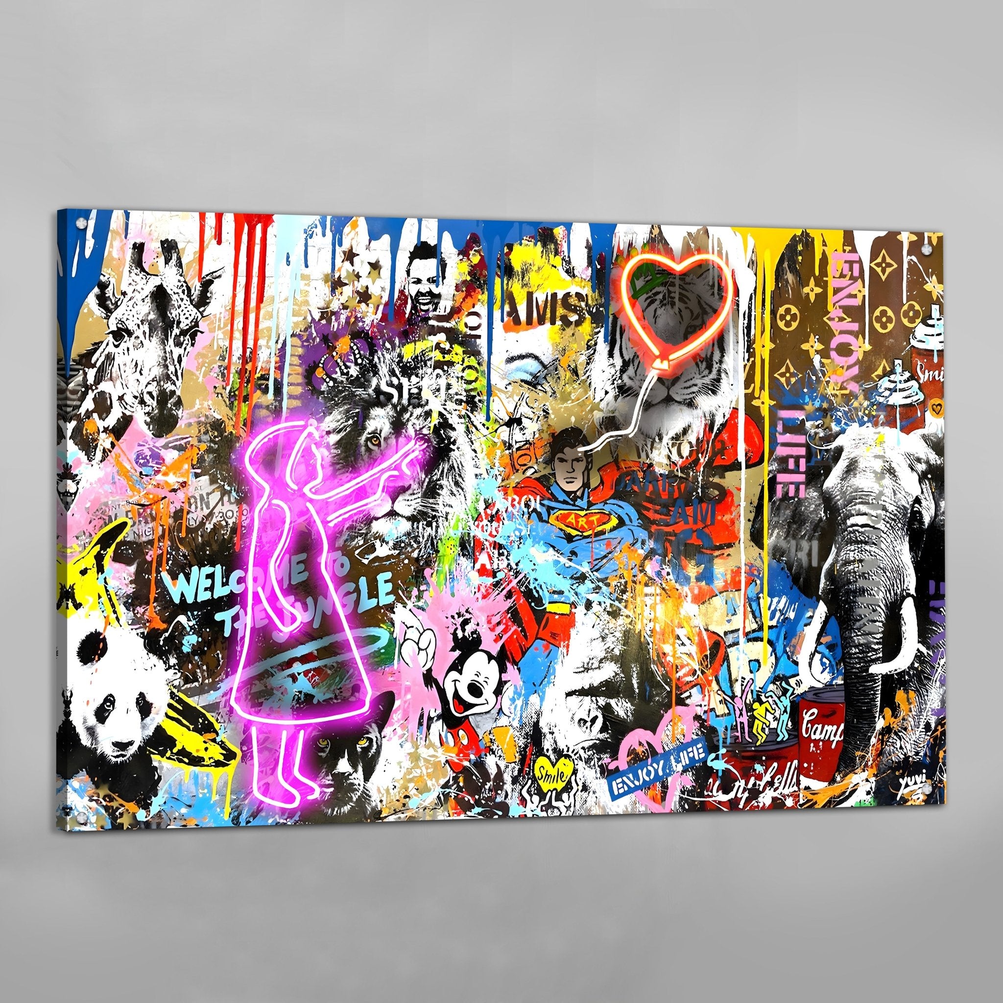 Un tableau graffiti pour une ambiance street art - Blog Un tableau graffiti pour une ambiance street art - Blog