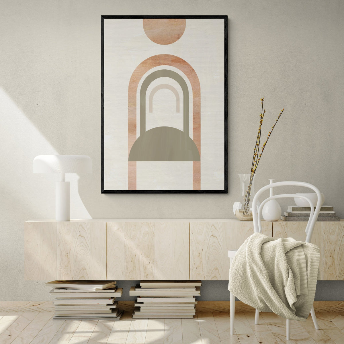 Modern Minimalist Wall Art - The Trendy Art