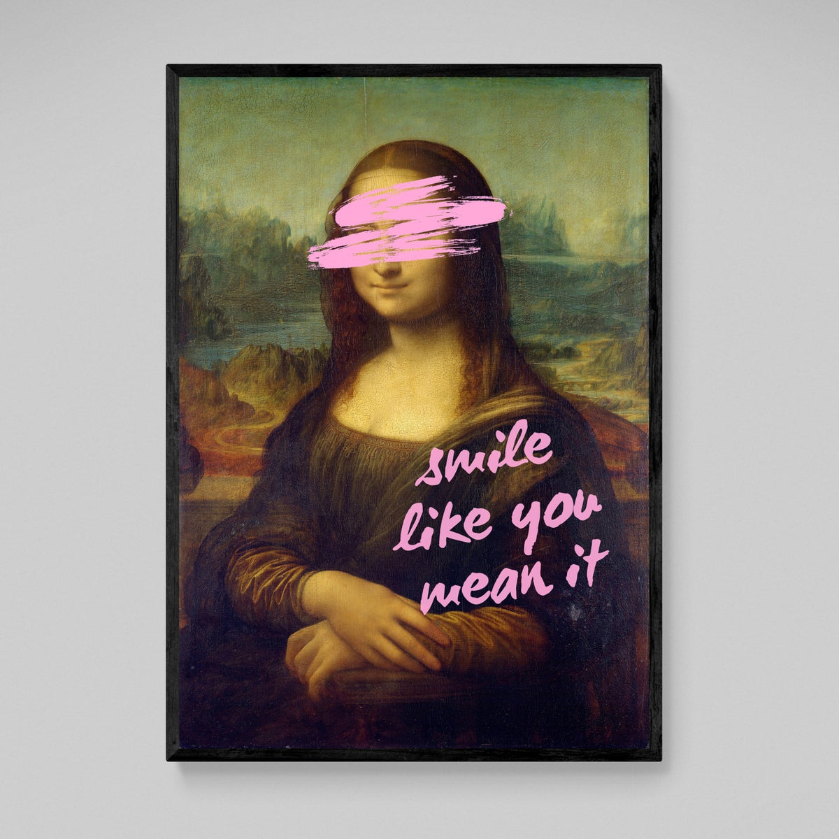 Modern Mona Lisa Wall Art - The Trendy Art
