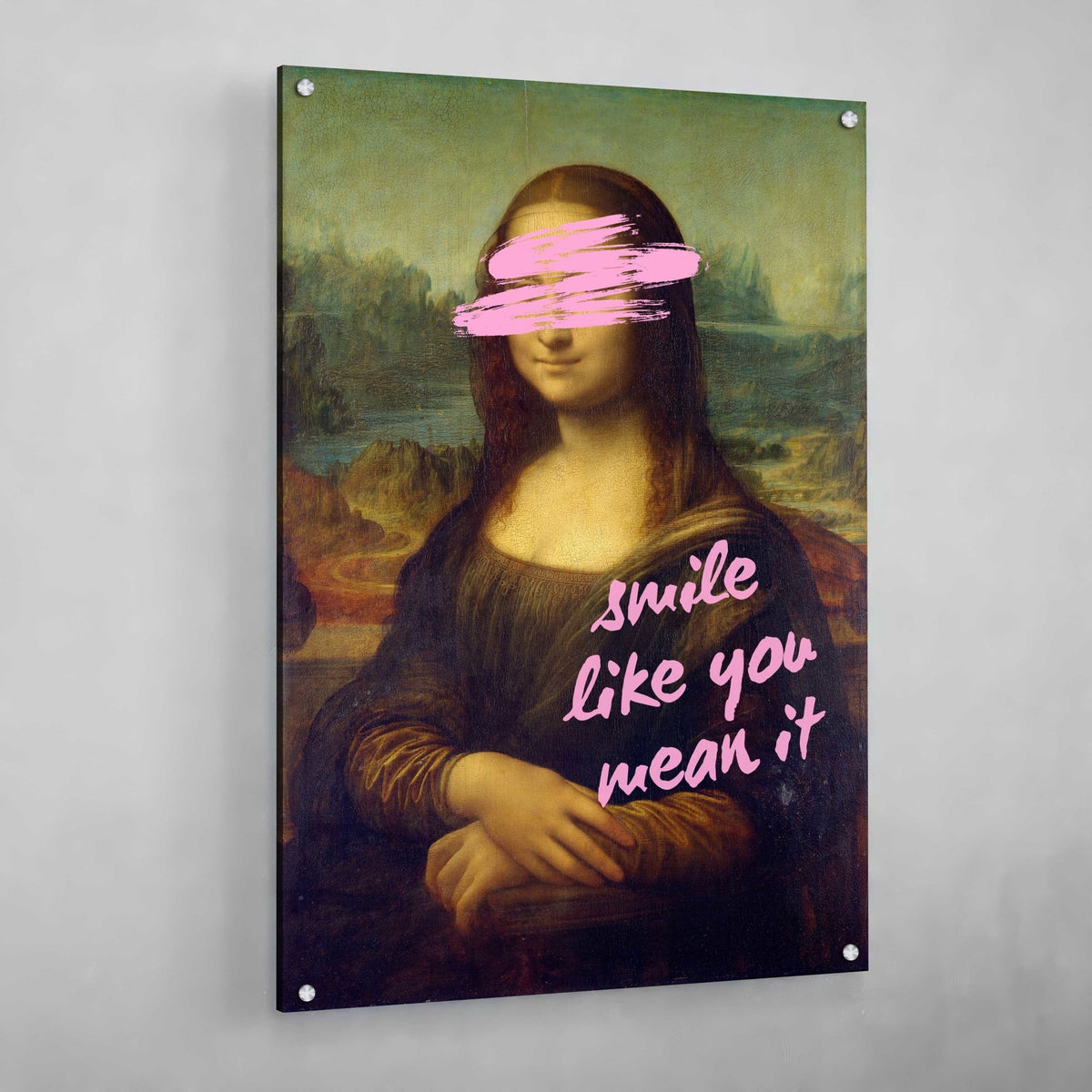 Modern Mona Lisa Wall Art - The Trendy Art