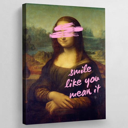 Modern Mona Lisa Wall Art - The Trendy Art