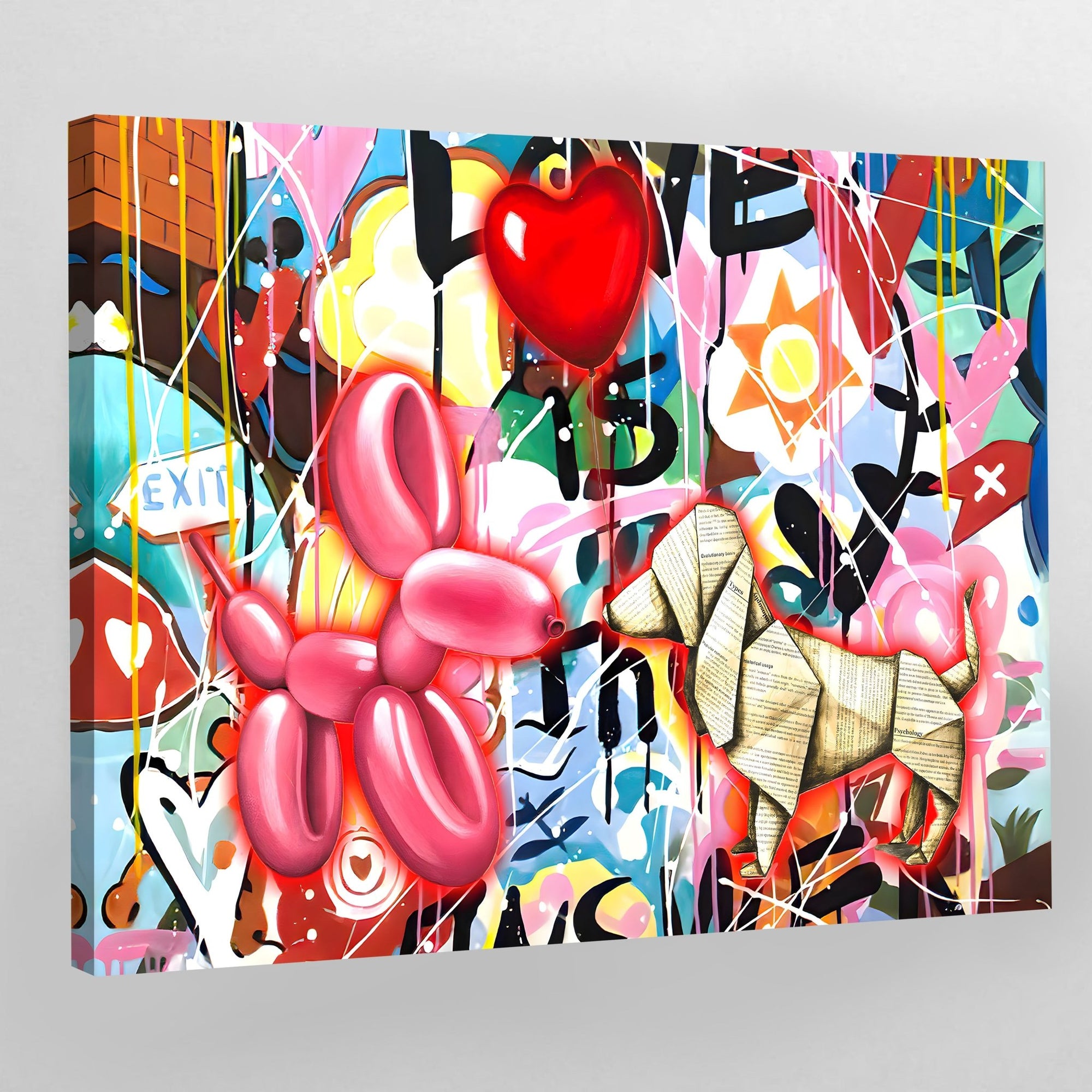 Modern Pop Art Canvas | The Trendy Art