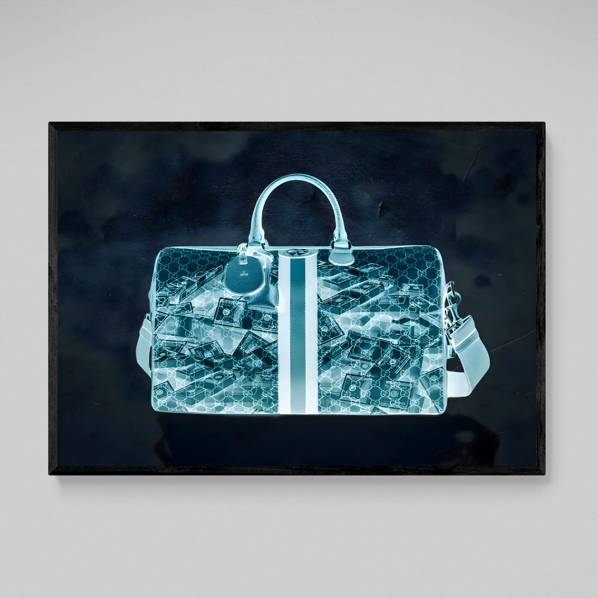 Money Bag Wall Art - The Trendy Art