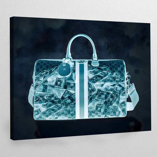 Money Bag Wall Art - The Trendy Art