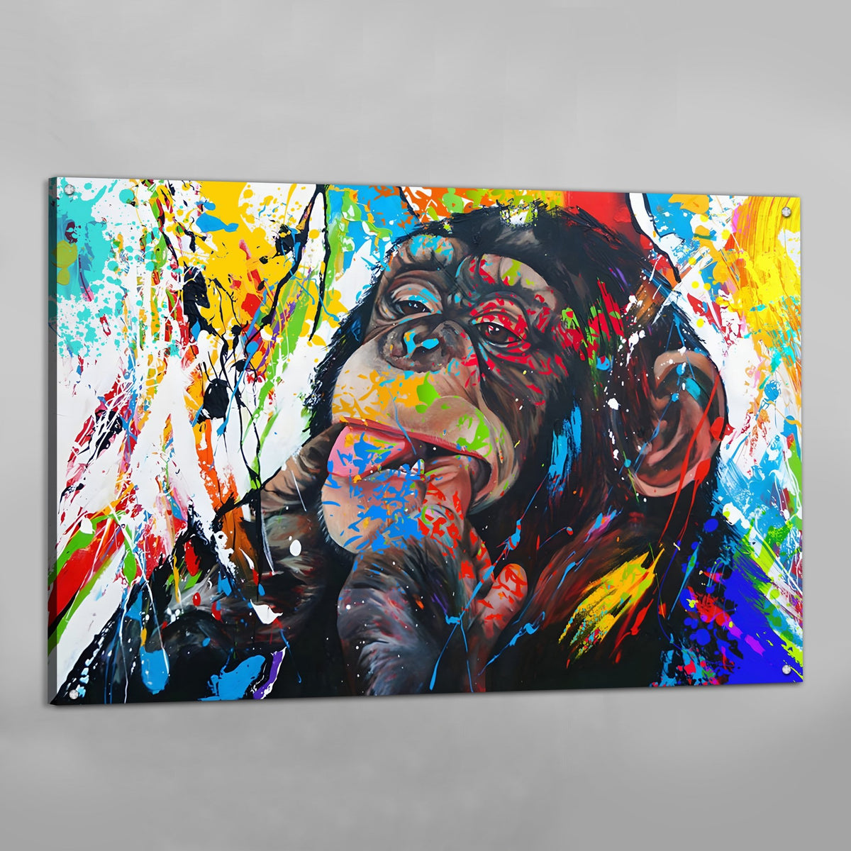 Monkey Pop Art Canvas - The Trendy Art