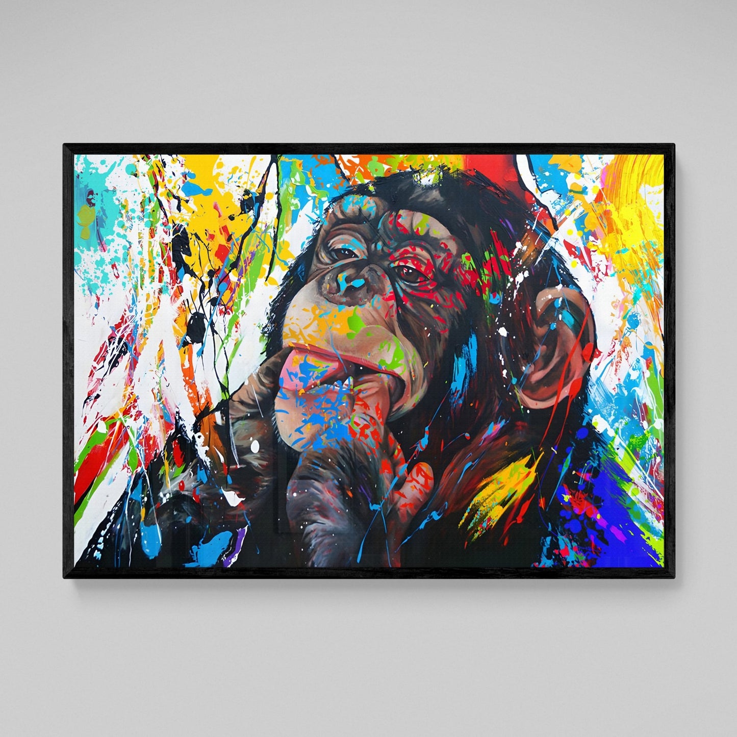 Monkey Pop Art Canvas - The Trendy Art
