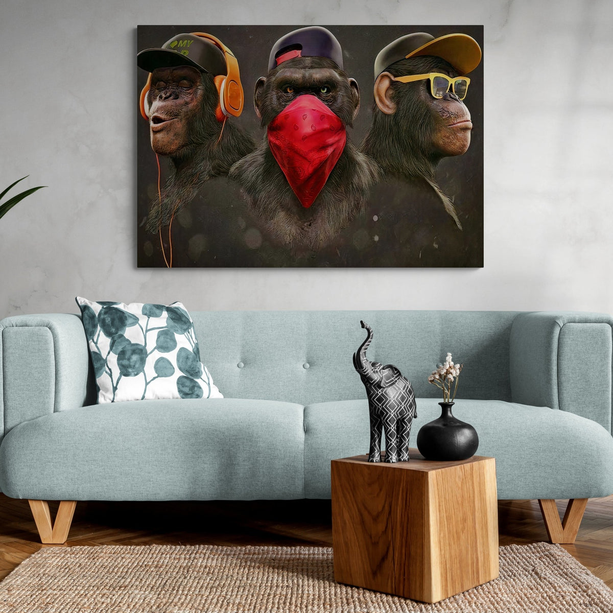 Monkey Wall Art - The Trendy Art