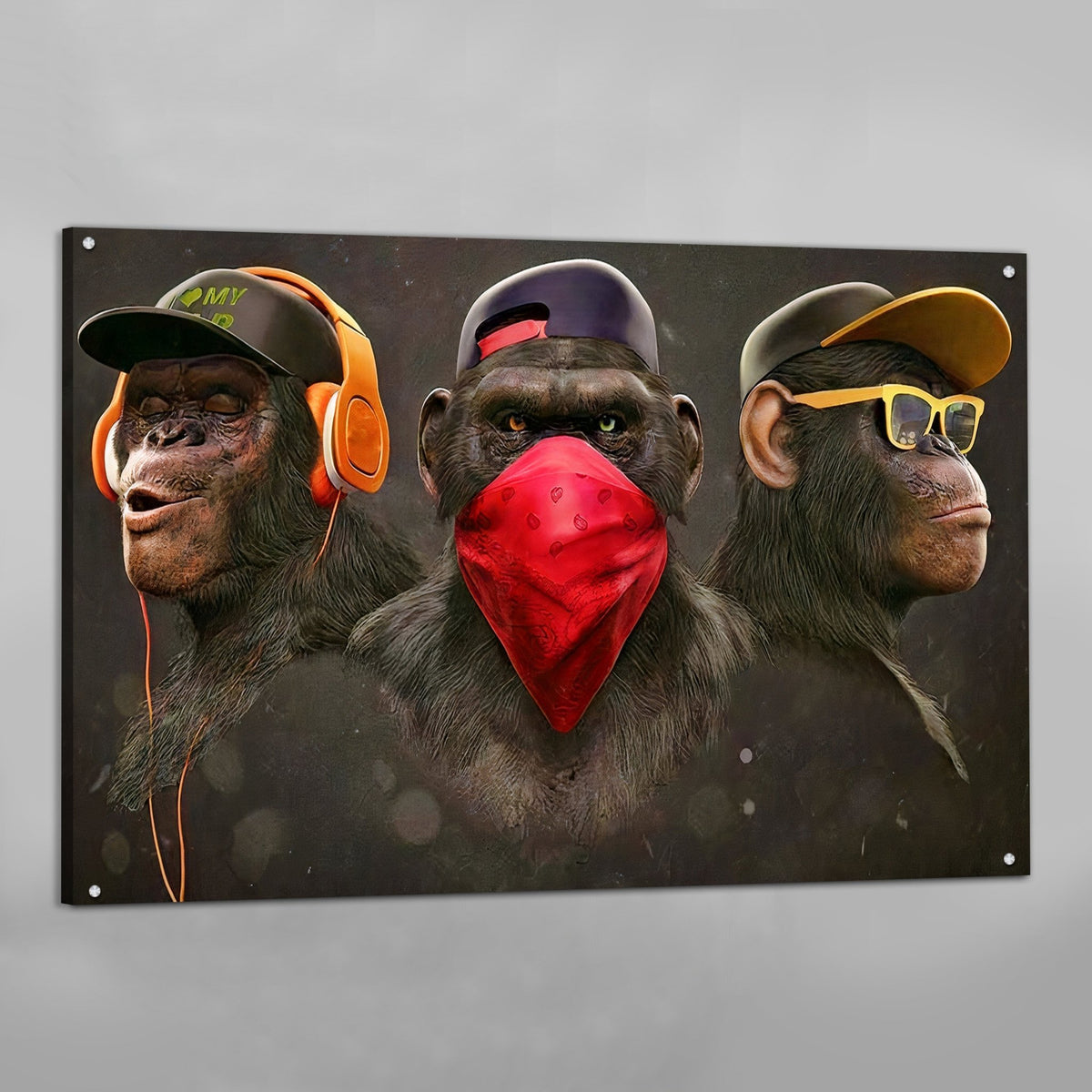 Monkey Wall Art - The Trendy Art