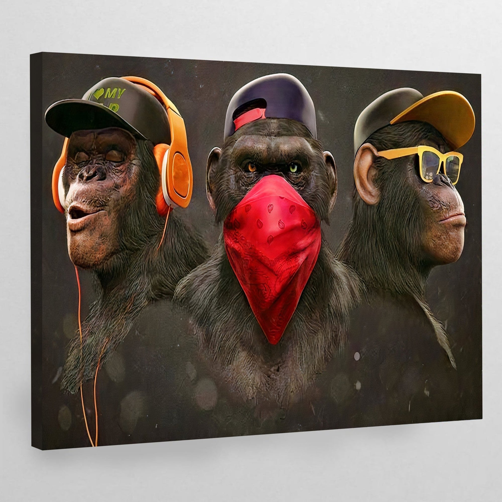 Monkey Wall Art - The Trendy Art