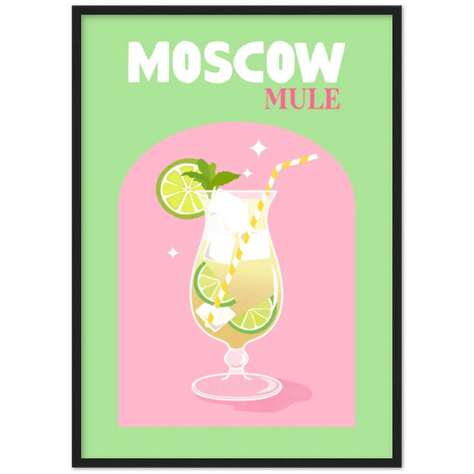 Moscow Mule Retro Wall Art - The Trendy Art