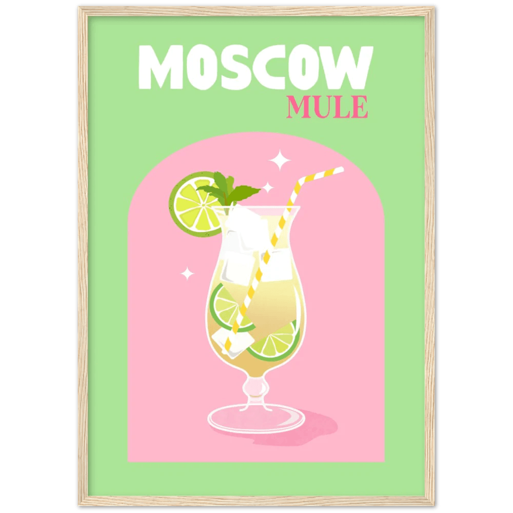 Moscow Mule Retro Wall Art - The Trendy Art