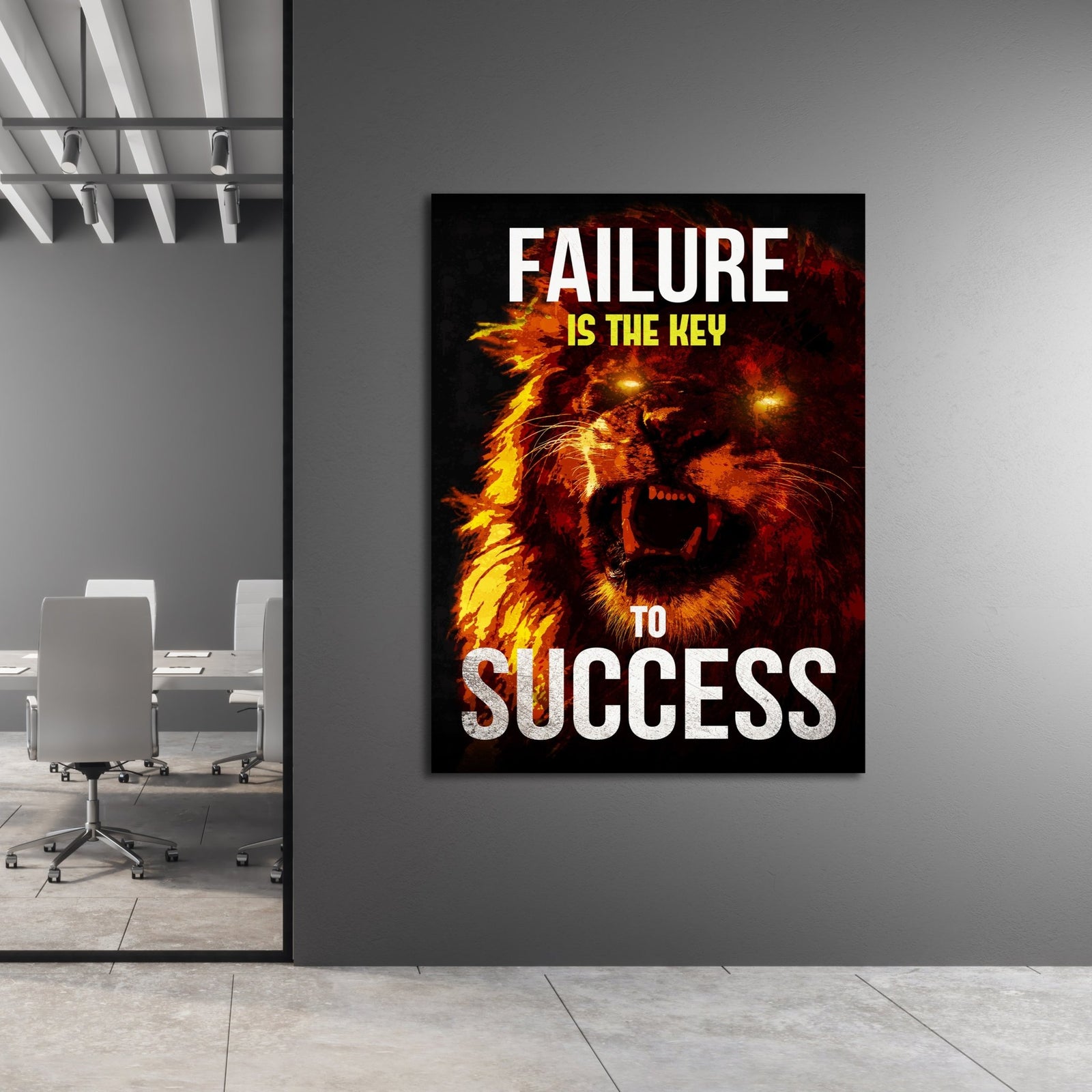 Motivational Canvas - The Trendy Art