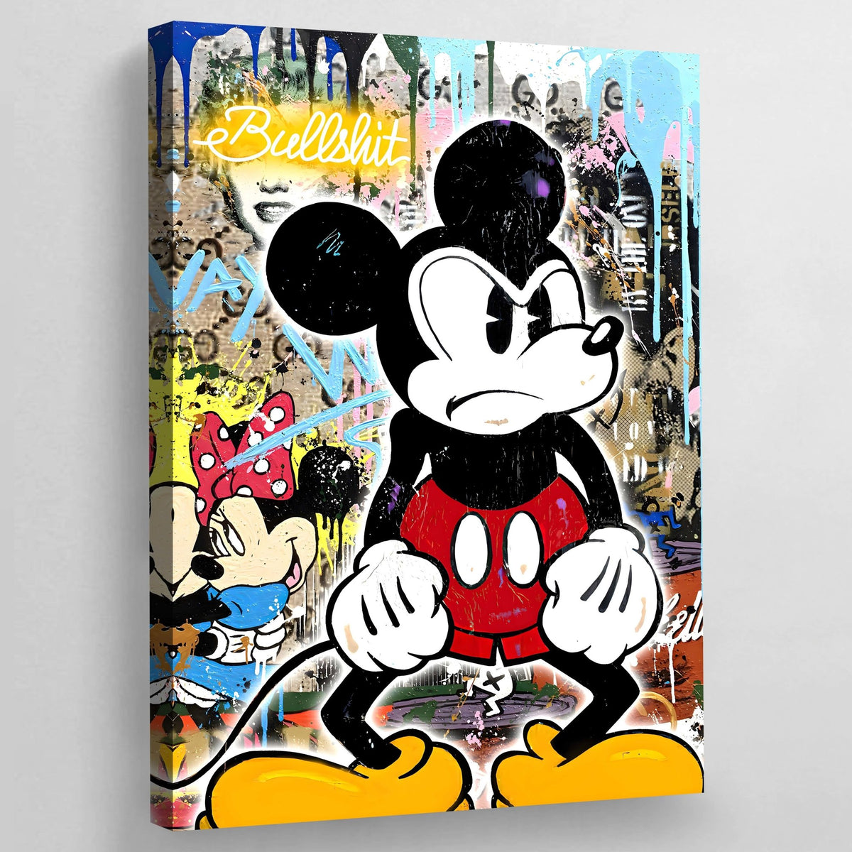 Mouse Graffiti Wall Art - The Trendy Art