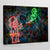 Neon Effect Graffiti Wall Art - The Trendy Art