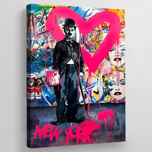 New York Graffiti Canvas - The Trendy Art