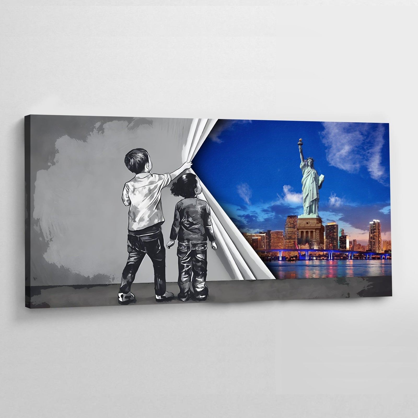 New York Graffiti Wall Art - The Trendy Art