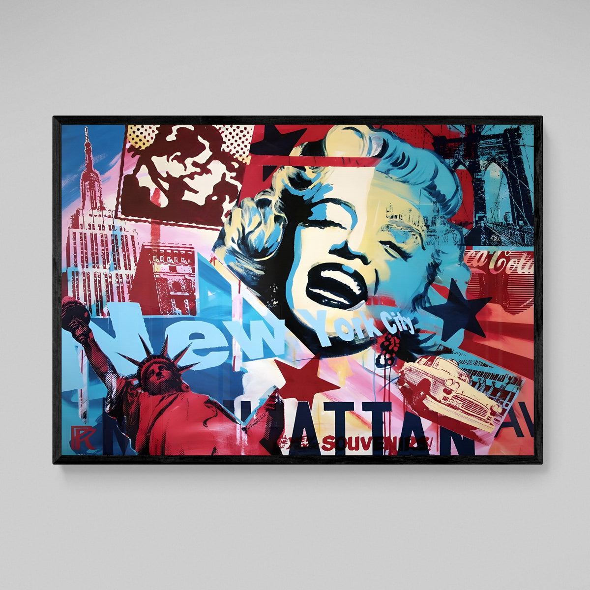 New York Pop Art Canvas - The Trendy Art