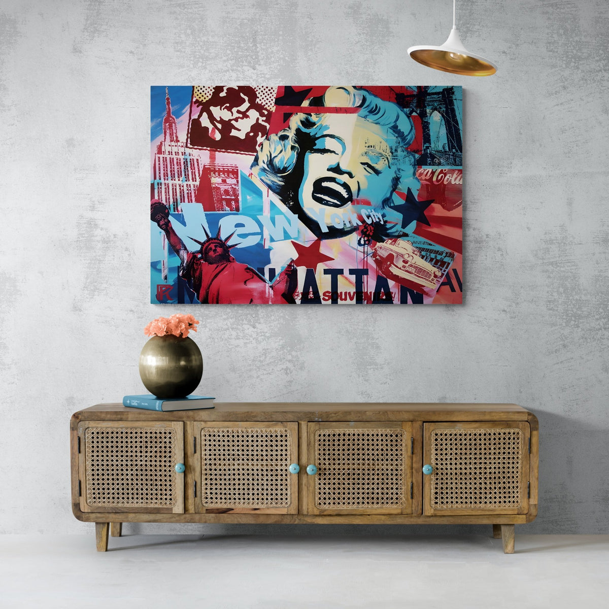 New York Pop Art Canvas - The Trendy Art