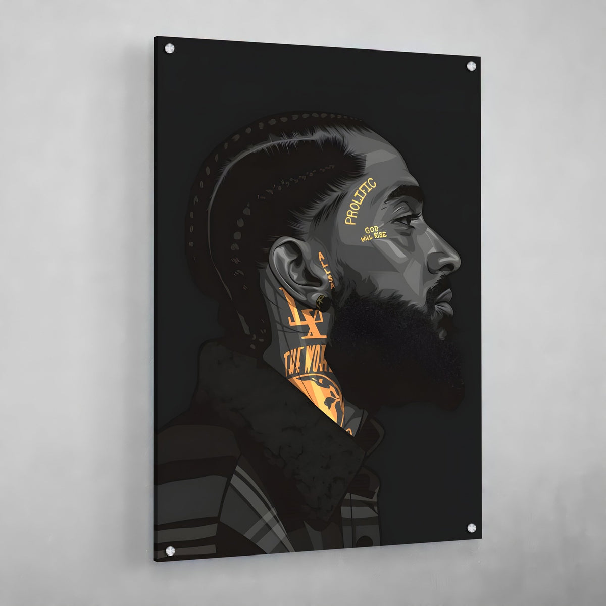 Nipsey Hussle Canvas - The Trendy Art