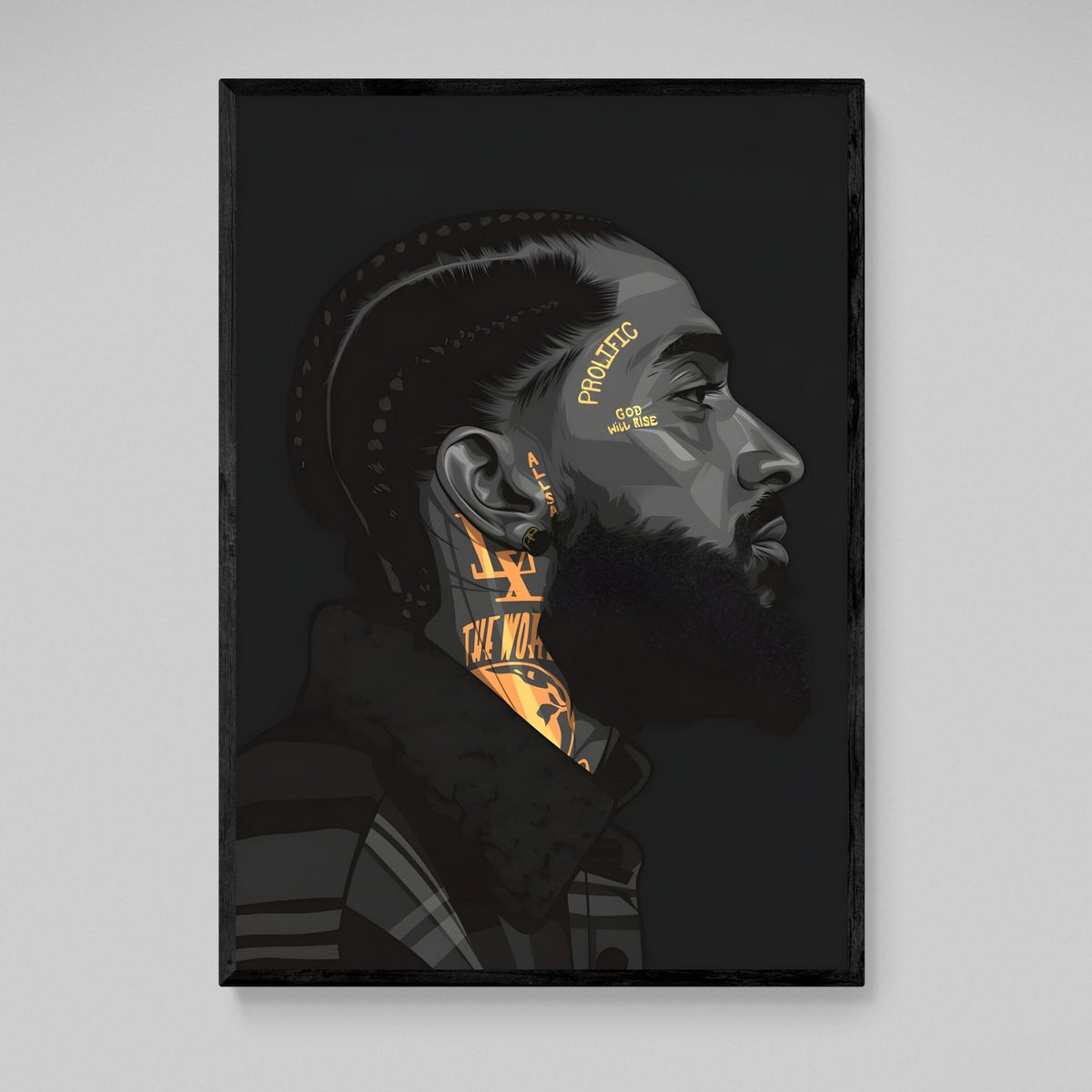 Nipsey Hussle Canvas - The Trendy Art