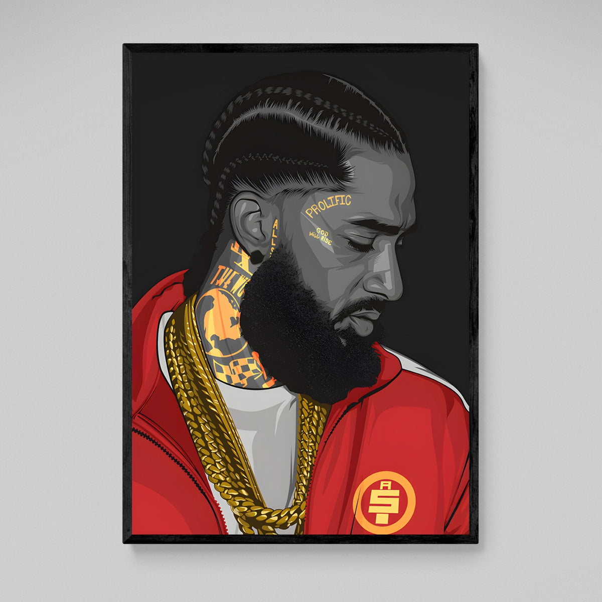 Nipsey Hussle Wall Art - The Trendy Art