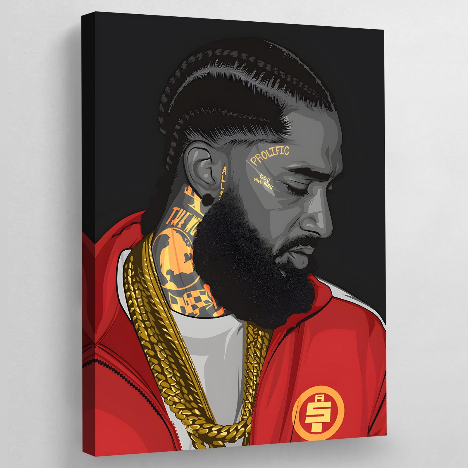 Nipsey Hussle Wall Art - The Trendy Art