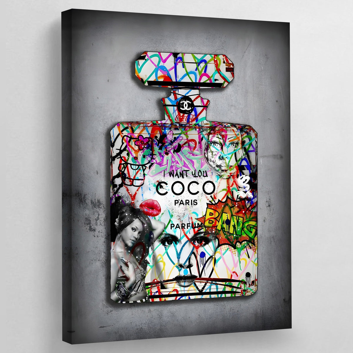 Chanel Perfume Perfume | Chanel Wall Art | Fashion Wall Art | UNFRAMED