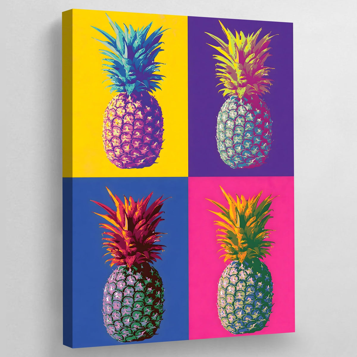 Pineapple Pop Art Canvas - The Trendy Art