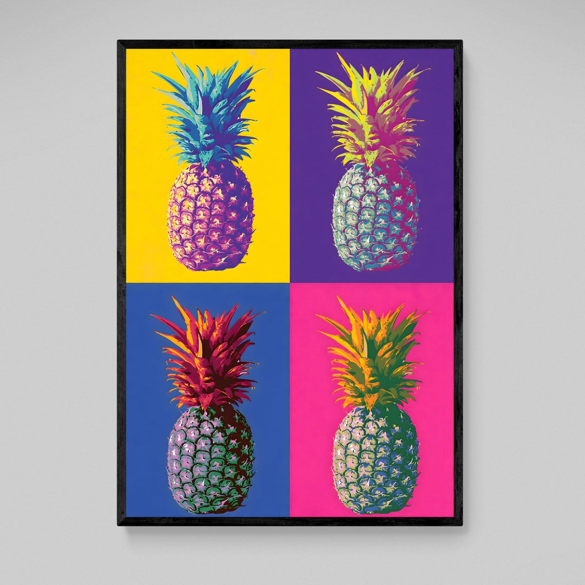 Pineapple Pop Art Canvas - The Trendy Art
