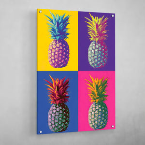 Pineapple Pop Art Canvas - The Trendy Art