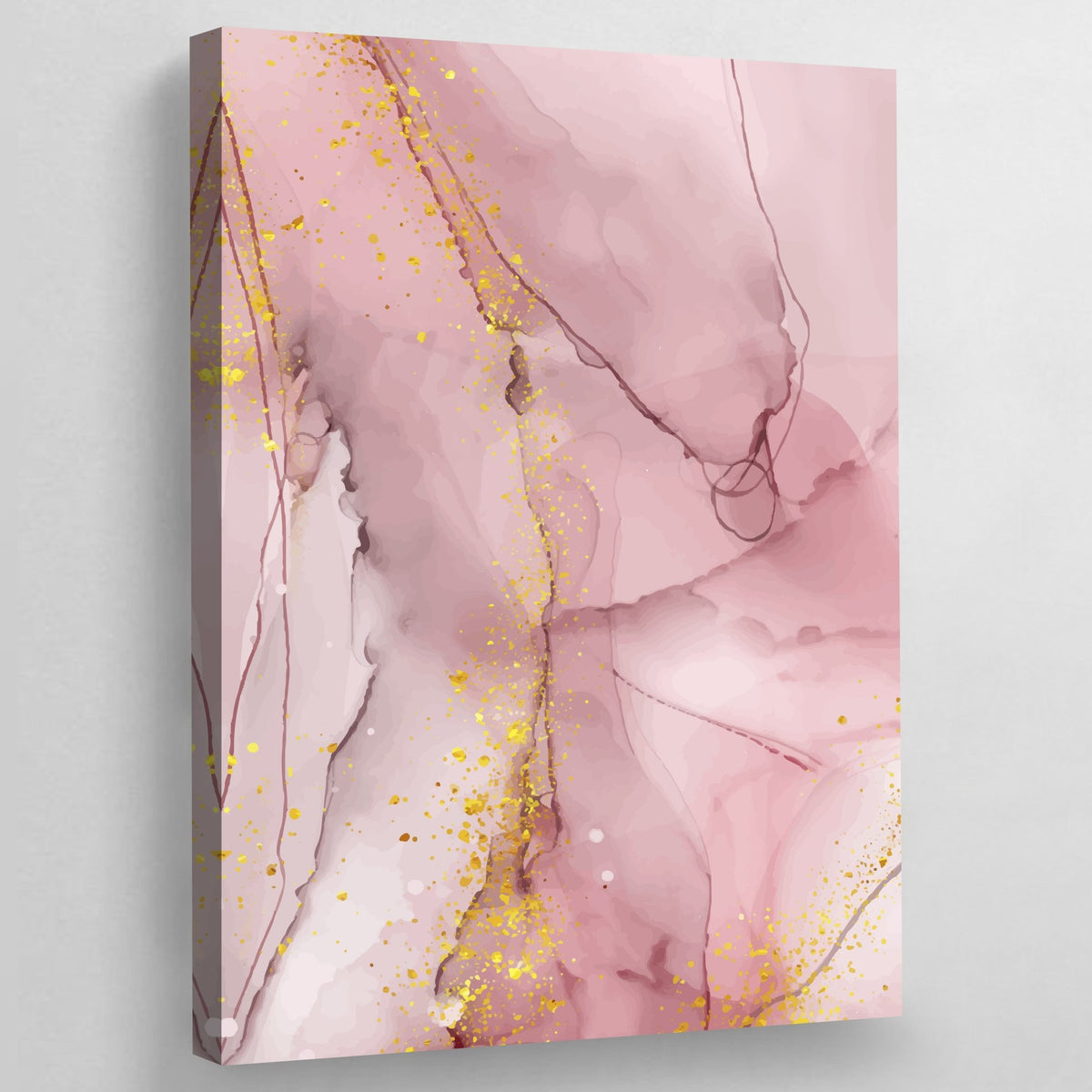 Pink Marble Wall Art - The Trendy Art