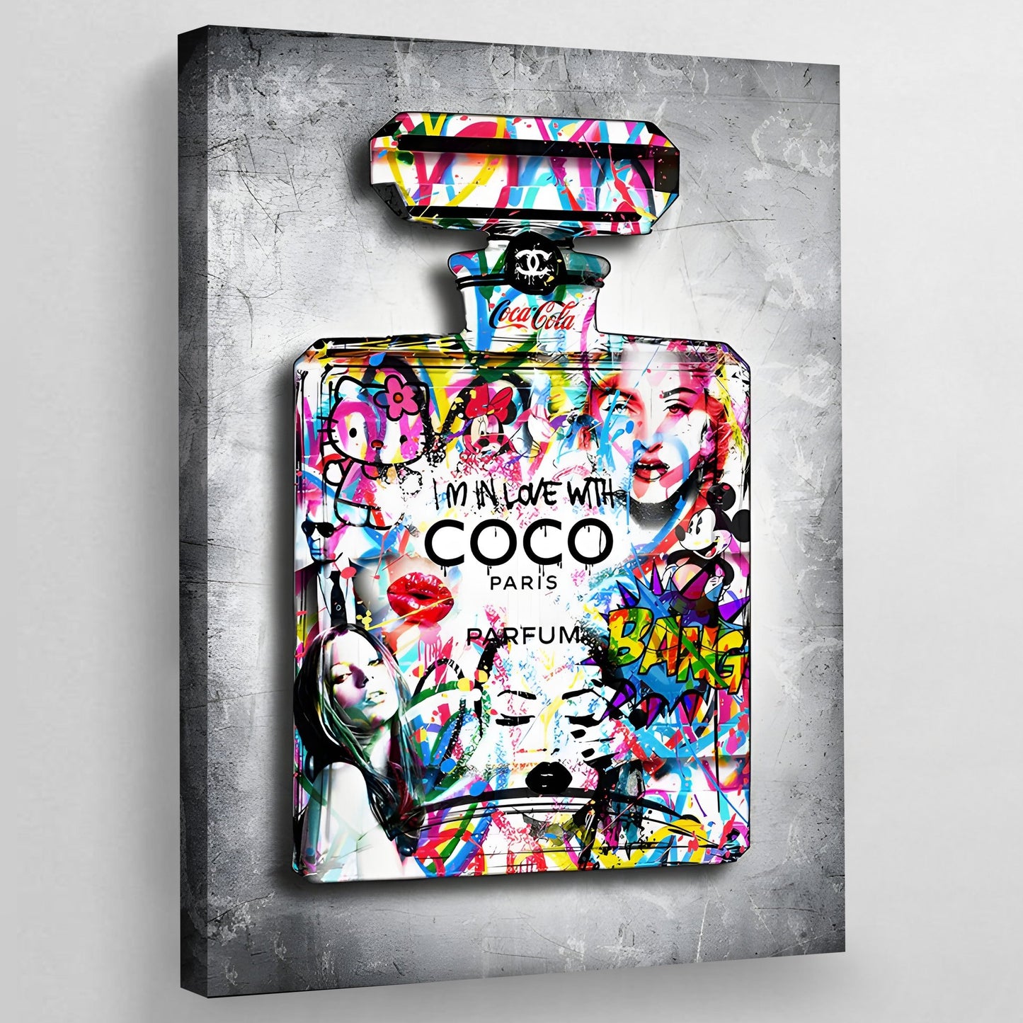 Pink Pop Art Canvas - The Trendy Art