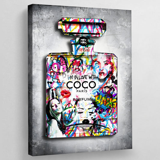 Pink Pop Art Canvas - The Trendy Art