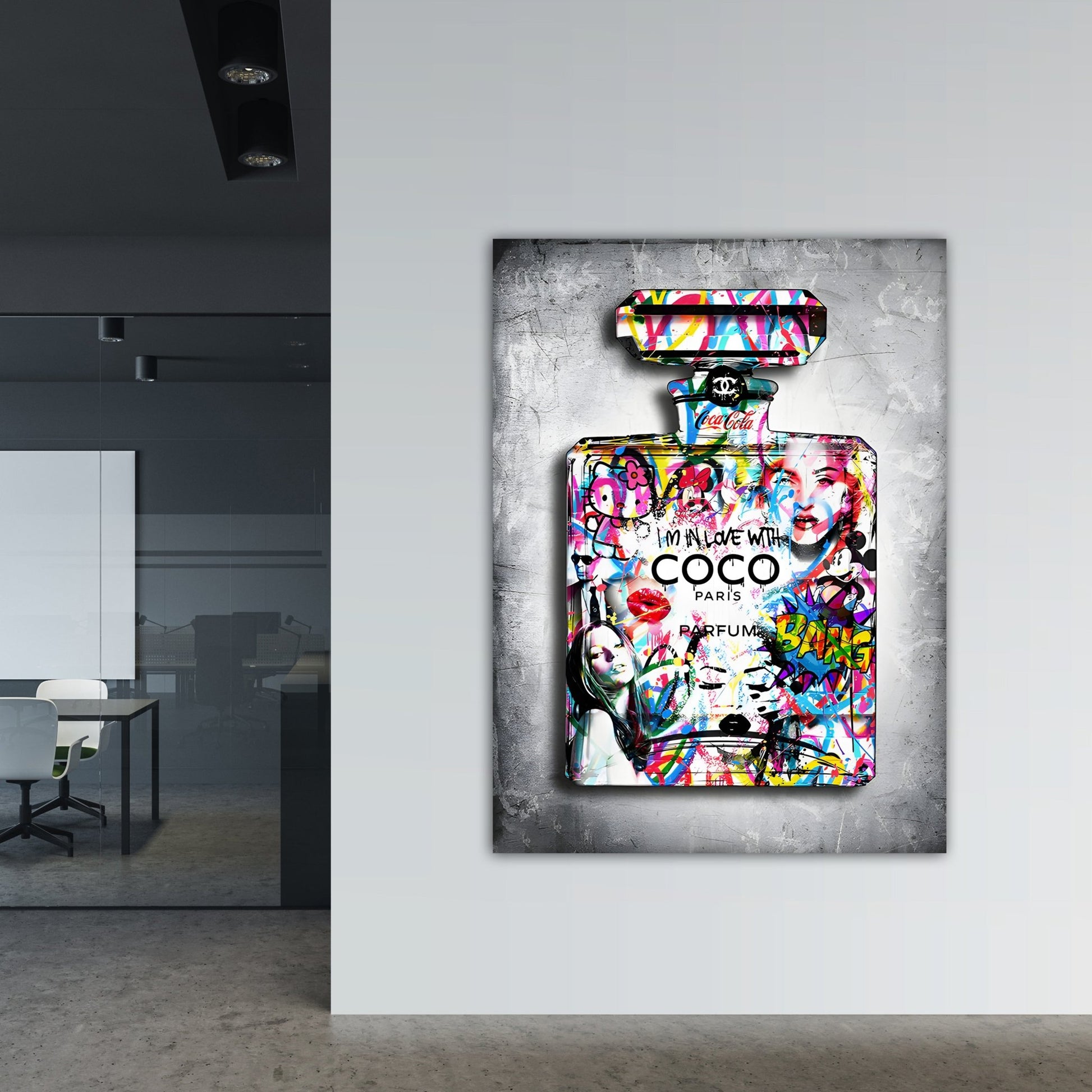 Pink Pop Art Canvas - The Trendy Art